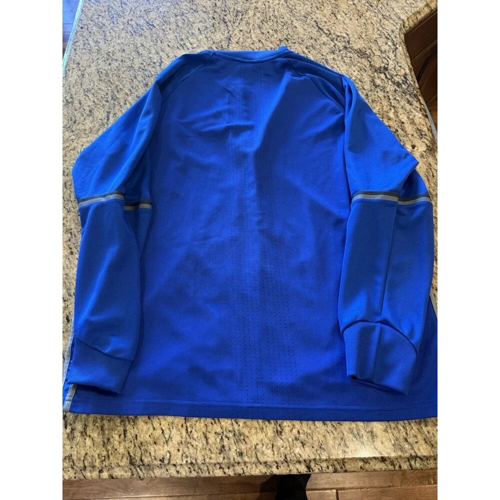 Adidas Training Track Windbreaker Jacket Rush Soccer Men’s Xl Gym Blue